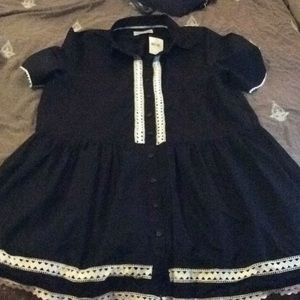 Kate spade lace inset shirt dress